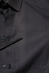 Dolce & Gabbana Blue Cotton GOLD Long Sleeves Formal Shirt