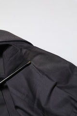 Dolce & Gabbana Blue Cotton GOLD Long Sleeves Formal Shirt