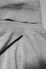 Dolce & Gabbana Gray Long Sleeve Turtleneck Pullover Sweater