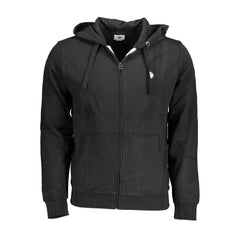 U.S. POLO ASSN. Black Cotton Men's Sweatshirt