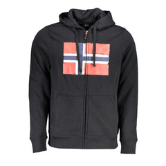 Norway 1963 Black Cotton Men's Hooded Sweatshirt