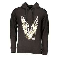 Cavalli Class Black Cotton Men Sweater