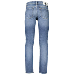 Calvin Klein Blue Cotton Men Jeans