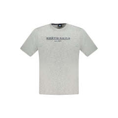 North Sails Brown Cotton Men T-Shirt