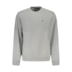 Napapijri Gray Cotton Sweatshirt