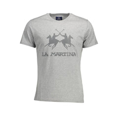 La Martina Brown Cotton Men T-Shirt