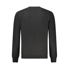 North Sails Black Wool Men Sweater