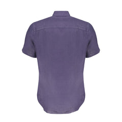 North Sails Blu Linen Men Shirt