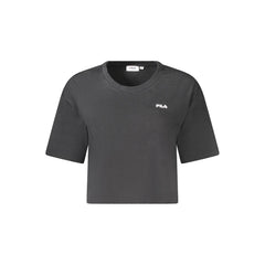 Fila Black Cotton Women's T-Shirt