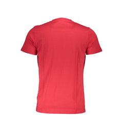 Cavalli Class Red Cotton Men T-Shirt