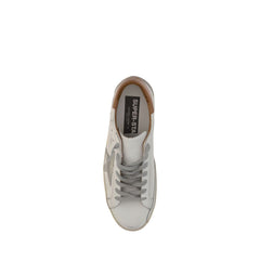 Golden Goose White Leather Superstar Sneakers