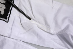 Dolce & Gabbana White Cotton GOLD Long Sleeves Formal Shirt