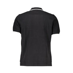 North Sails Black Cotton Men Polo