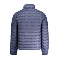 K-WAY Blue Polyamide Men Jacket
