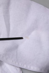 Dolce & Gabbana White Linen Long Sleeves Casual Men Shirt