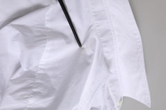 Dolce & Gabbana White GOLD Cotton Poplin Dress Formal Shirt