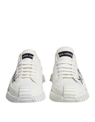 Dolce & Gabbana White Cotton NS1 Low Top Sneakers Shoes