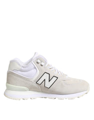 New Balance Off White Suede Sneakers Shoes