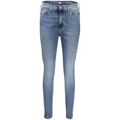 Tommy Hilfiger Blue Cotton Women's Skinny Jean