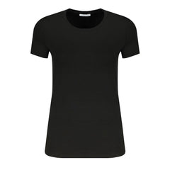 Patrizia Pepe Black Organic Cotton Women T-Shirt