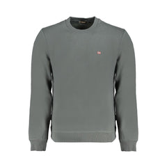 Napapijri Green Cotton Men Sweater