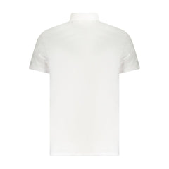 Calvin Klein White Cotton Men Polo Shirt