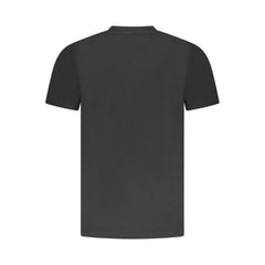 Cavalli Class Black Cotton Men T-Shirt