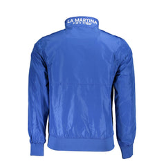 La Martina Blue Polyester Men's Jacket
