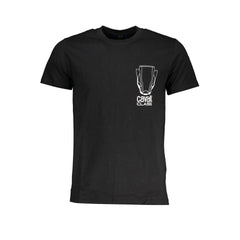 Cavalli Class Black Cotton Men T-Shirt