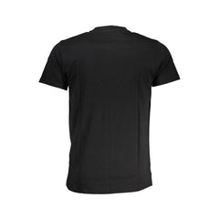 Cavalli Class Black Cotton Men T-Shirt