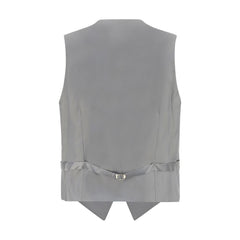 Gi Capri Gray Polyester Waistcoat