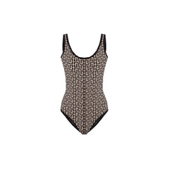 Balmain Black Wool Women Bodysuit