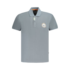 Napapijri Gray Cotton Polo Shirt