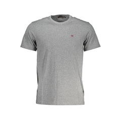 Napapijri Gray Cotton T-Shirt