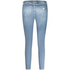 Guess Jeans Blue Recycled Cotton Women Jeans
