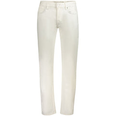 Guess Jeans White Cotton Mens Jeans