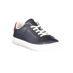 Tommy Hilfiger Blue Leather Women Sneaker