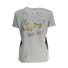 Desigual Brown Cotton Women Top