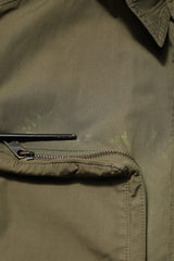 Dolce & Gabbana Army Green Button Down Long Sleeves Shirt