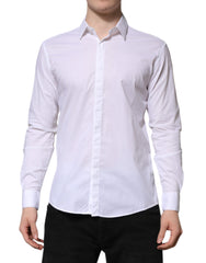 Daniele Alessandrini White Long Sleeves Dress Shirt
