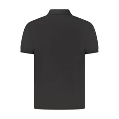 Calvin Klein Black Cotton Men Polo Shirt
