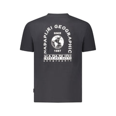 Napapijri Black Cotton T-Shirt