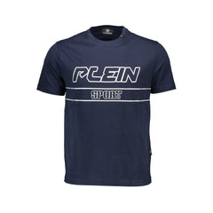 Plein Sport Blue Cotton T-Shirt