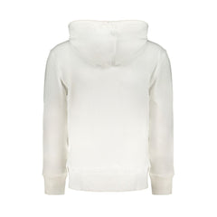 Calvin Klein White Cotton Men's Hooded Sweater