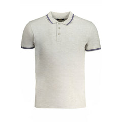 Cavalli Class Brown Cotton Men Polo Shirt