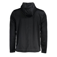 Calvin Klein Black Polyester Men's Hooded Sweater