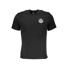 North Sails Black Cotton Men's T-Shirt