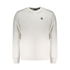 North Sails White Cotton Men Sweater