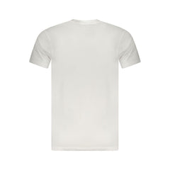 Cavalli Class White Cotton Men T-Shirt