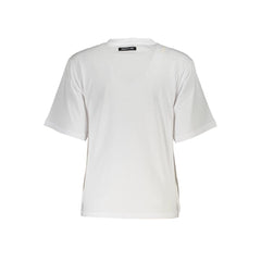 Cavalli Class White Cotton T-Shirt
